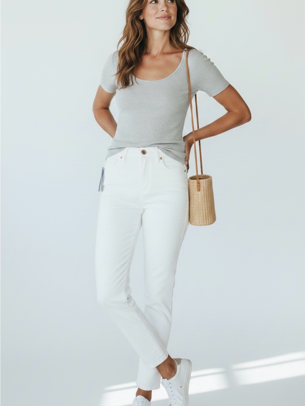 Vineyard Vines Jamie High Rise Straight Leg Jeans